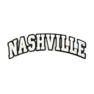 Varsity City Name Nashville in Multicolor Chenille Patch