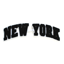 Load image into Gallery viewer, Varsity State City Name New York in Multicolor Chenille Patch
