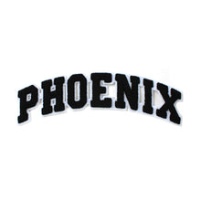 Load image into Gallery viewer, Varsity City Name Phoenix in Multicolor Chenille Patch
