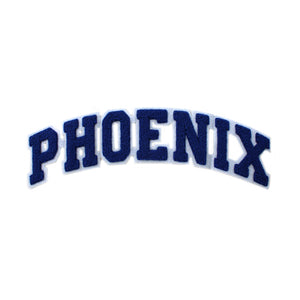 Varsity City Name Phoenix in Multicolor Chenille Patch