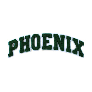 Varsity City Name Phoenix in Multicolor Chenille Patch