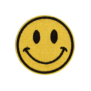 Smile Emoji Face Embroidery Patch