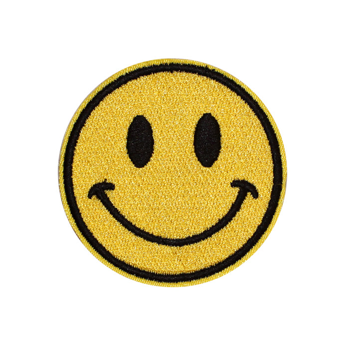 Smile Emoji Face Embroidery Patch