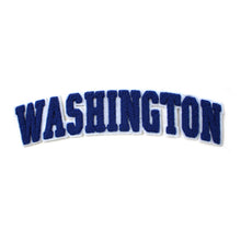 Load image into Gallery viewer, Varsity State Name Washington in Multicolor Chenille Patch
