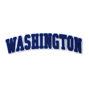 Varsity State Name Washington in Multicolor Chenille Patch