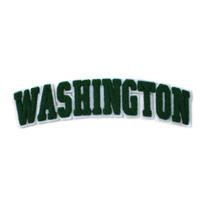 Varsity State Name Washington in Multicolor Chenille Patch