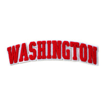 Load image into Gallery viewer, Varsity State Name Washington in Multicolor Chenille Patch
