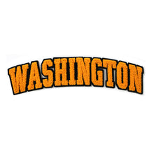 Load image into Gallery viewer, Varsity State Name Washington in Multicolor Chenille Patch
