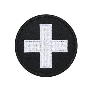 Cross Round Embroidery Patch