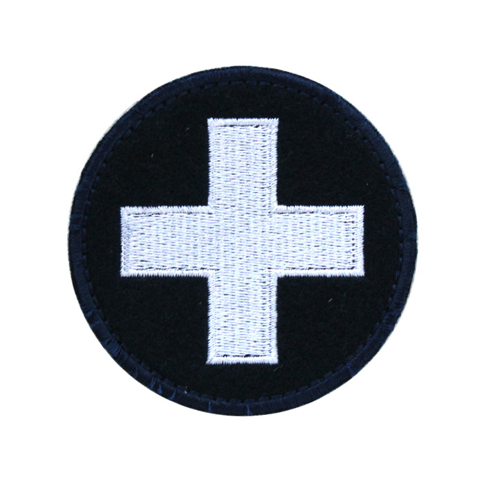 Cross Round Embroidery Patch