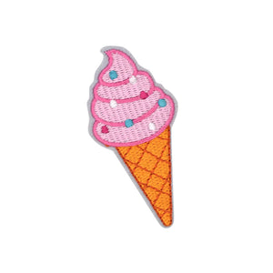 Ice Cream Cone Embroidery Patch