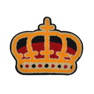 Golden Crown Chenille Patch